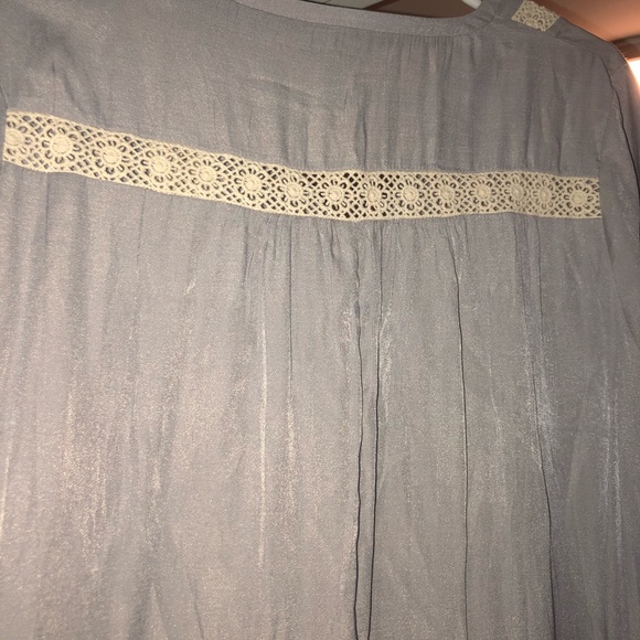 Flowy cotton/polyester dress - Picture 4 of 8